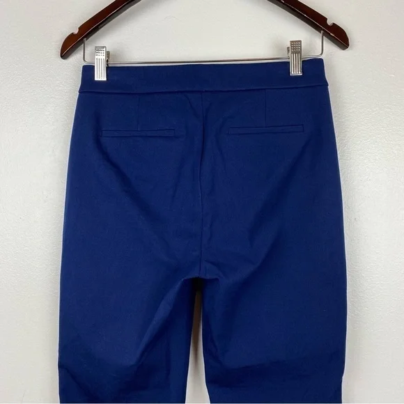 J. Crew Kelsey Flare Cropped Stretch Trouser Pants Navy Size 0/XS NWT - Picture 6 of 9